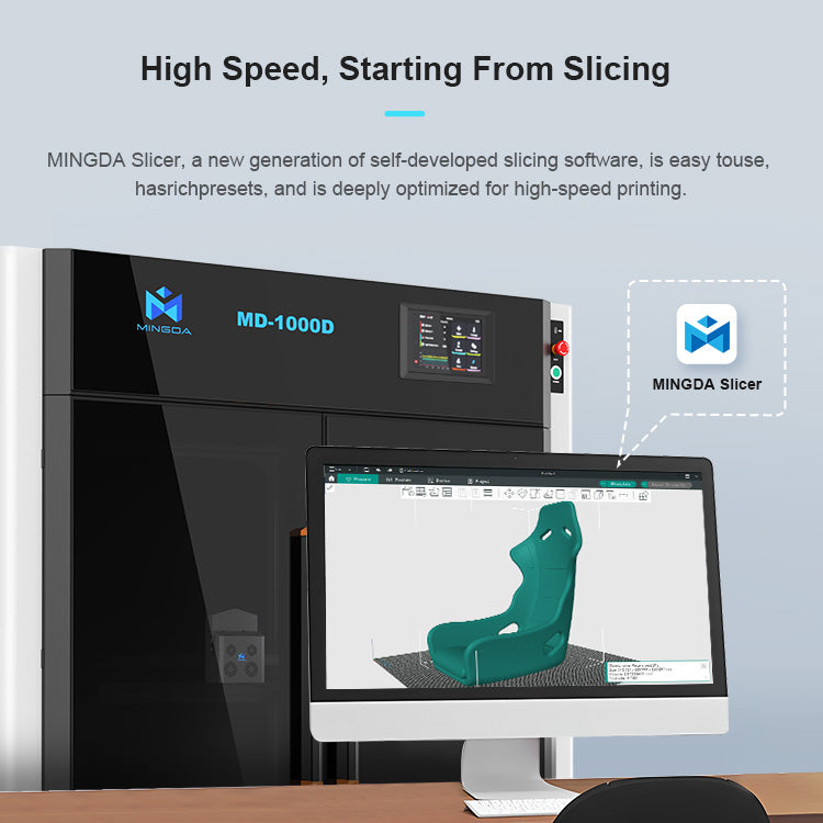 Mingda D1000 Industrial 3D Printer – 1000×1000×1000mm Build Volume