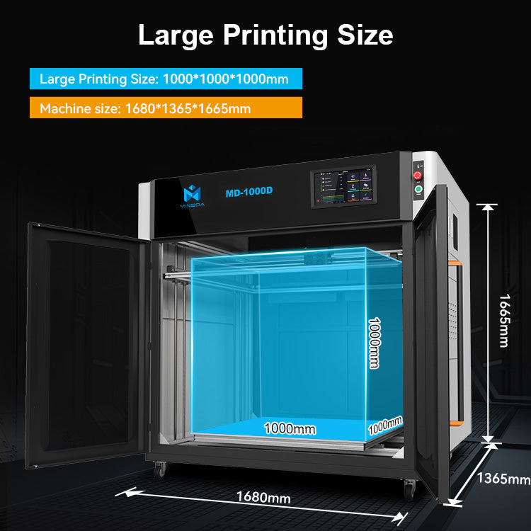 Mingda D1000 Industrial 3D Printer – 1000×1000×1000mm Build Volume
