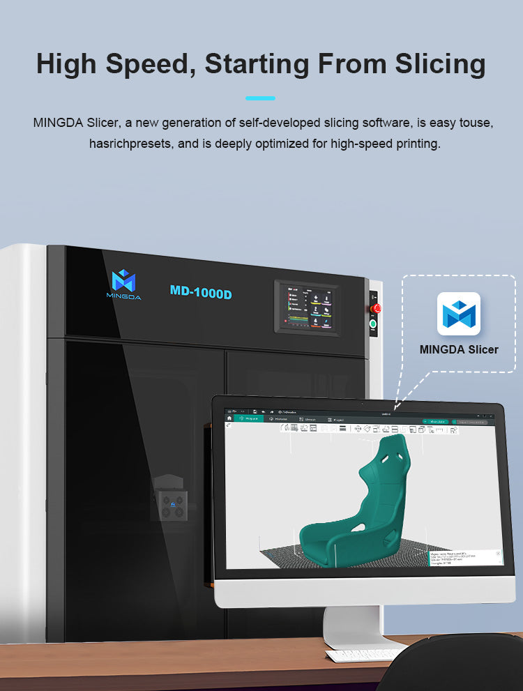 Mingda D1000 Industrial 3D Printer – 1000×1000×1000mm Build Volume