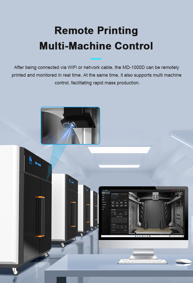 Mingda D1000 Industrial 3D Printer – 1000×1000×1000mm Build Volume