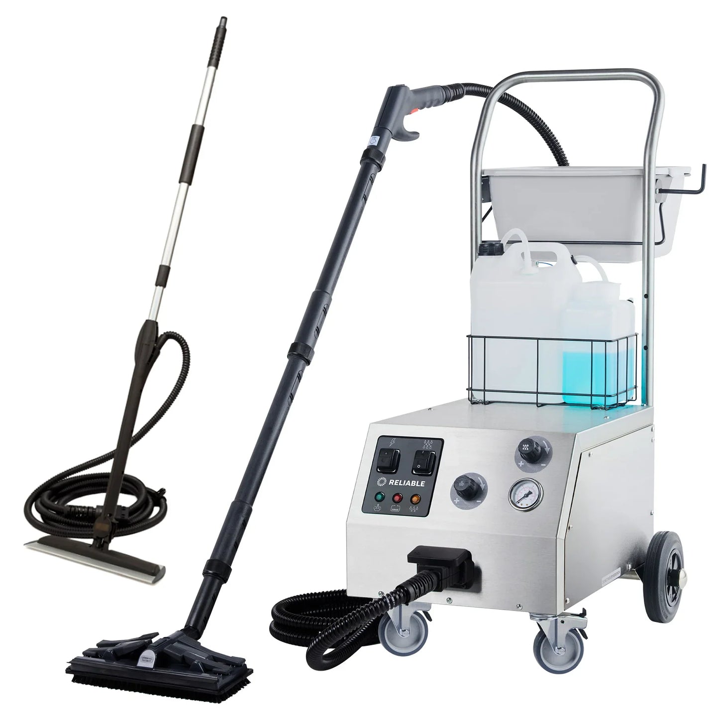 Reliable Tandem Pro Commercial Steam Cleaning System & Commercial Steam Mop 2000CC/2000CVMOP