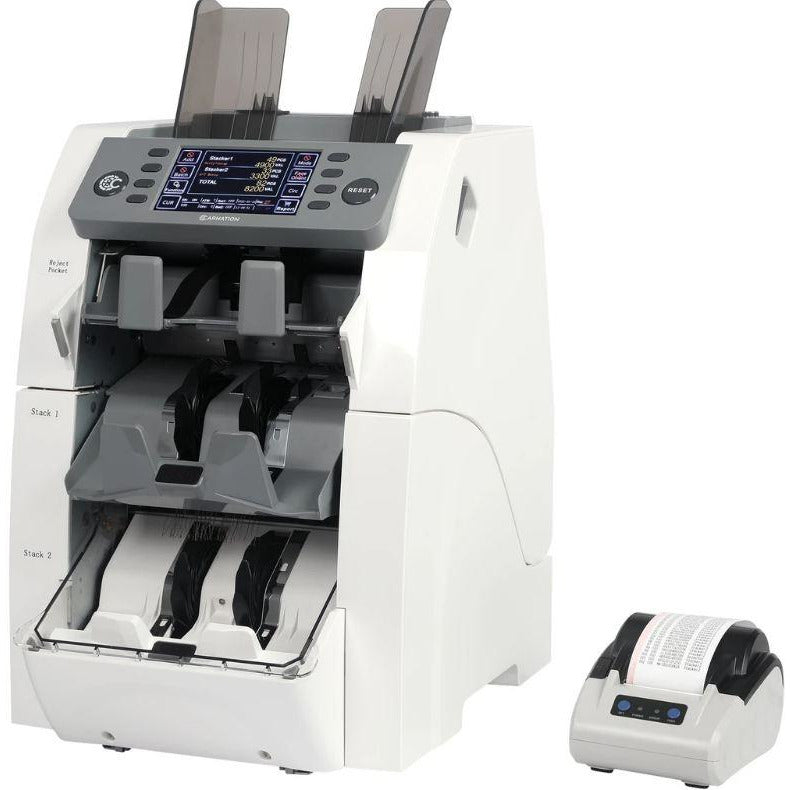 Carnation 3 Pocket Mixed Denomination Currency Counter CR2500