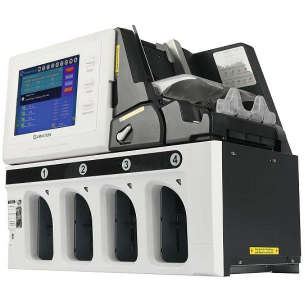 Carnation 5-Pocket High-Efficiency Banknote Fitness Sorter CR5000