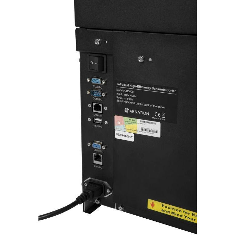 Carnation 5-Pocket High-Efficiency Banknote Fitness Sorter CR5000