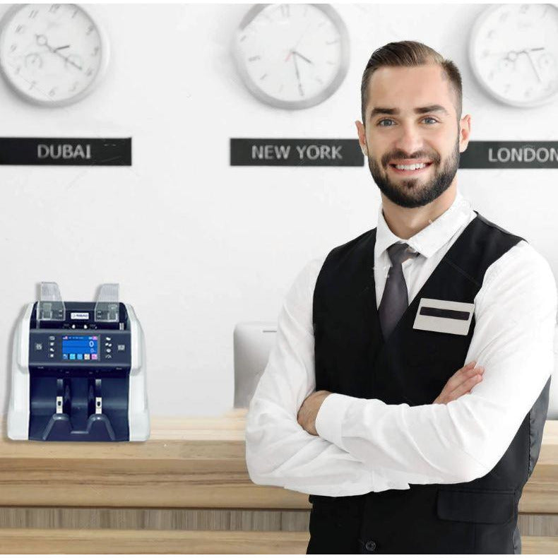 Ribao BCS-160 Bank Grade Two-Pocket Mixed Value Counter Bill Counter & Sorter