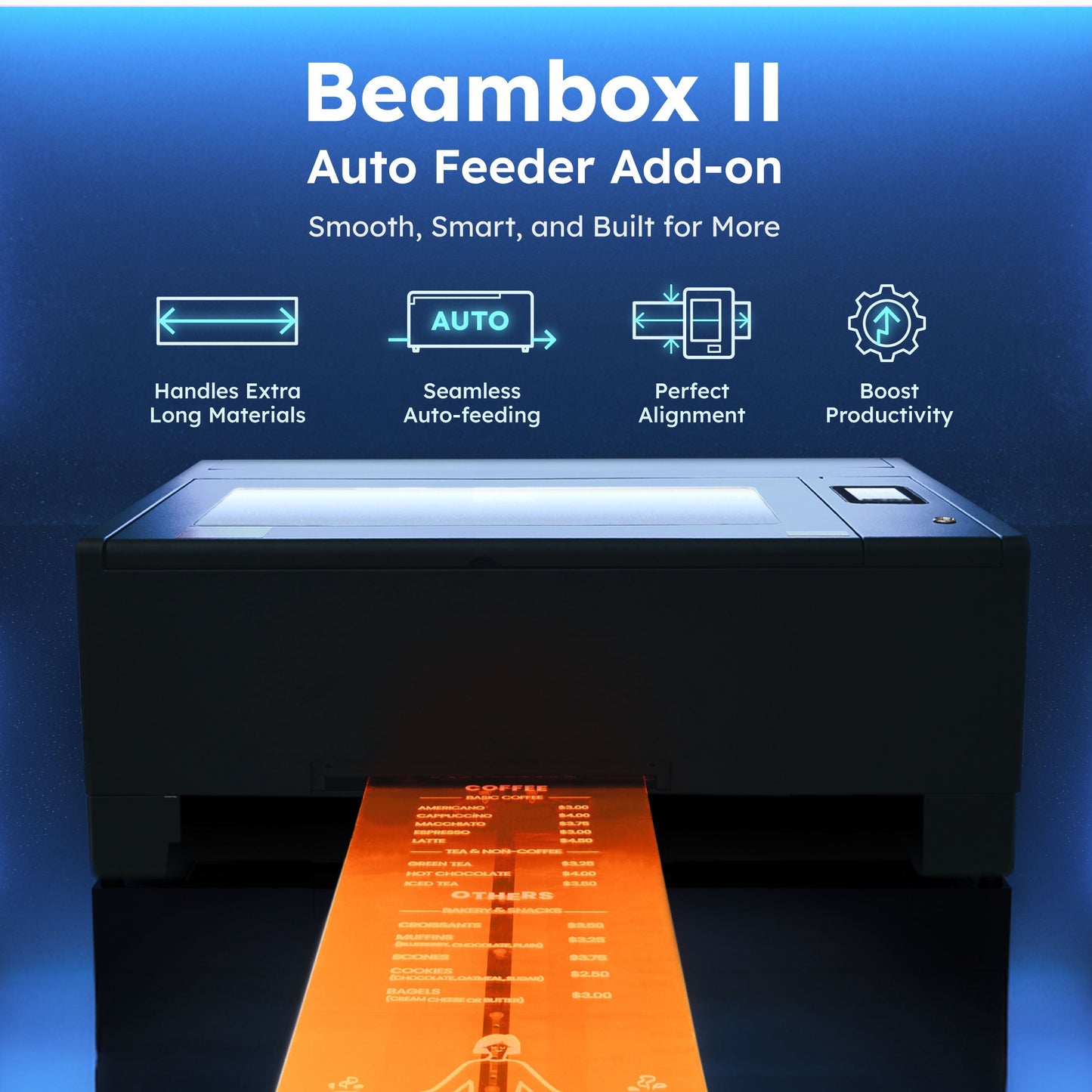 Flux BeamBox II 55W CO2 Laser Cutter