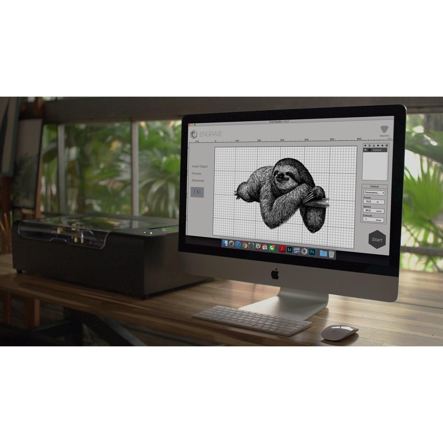 FLUX Beamo CO2 Desktop Laser Cutter & Engraver- 30W