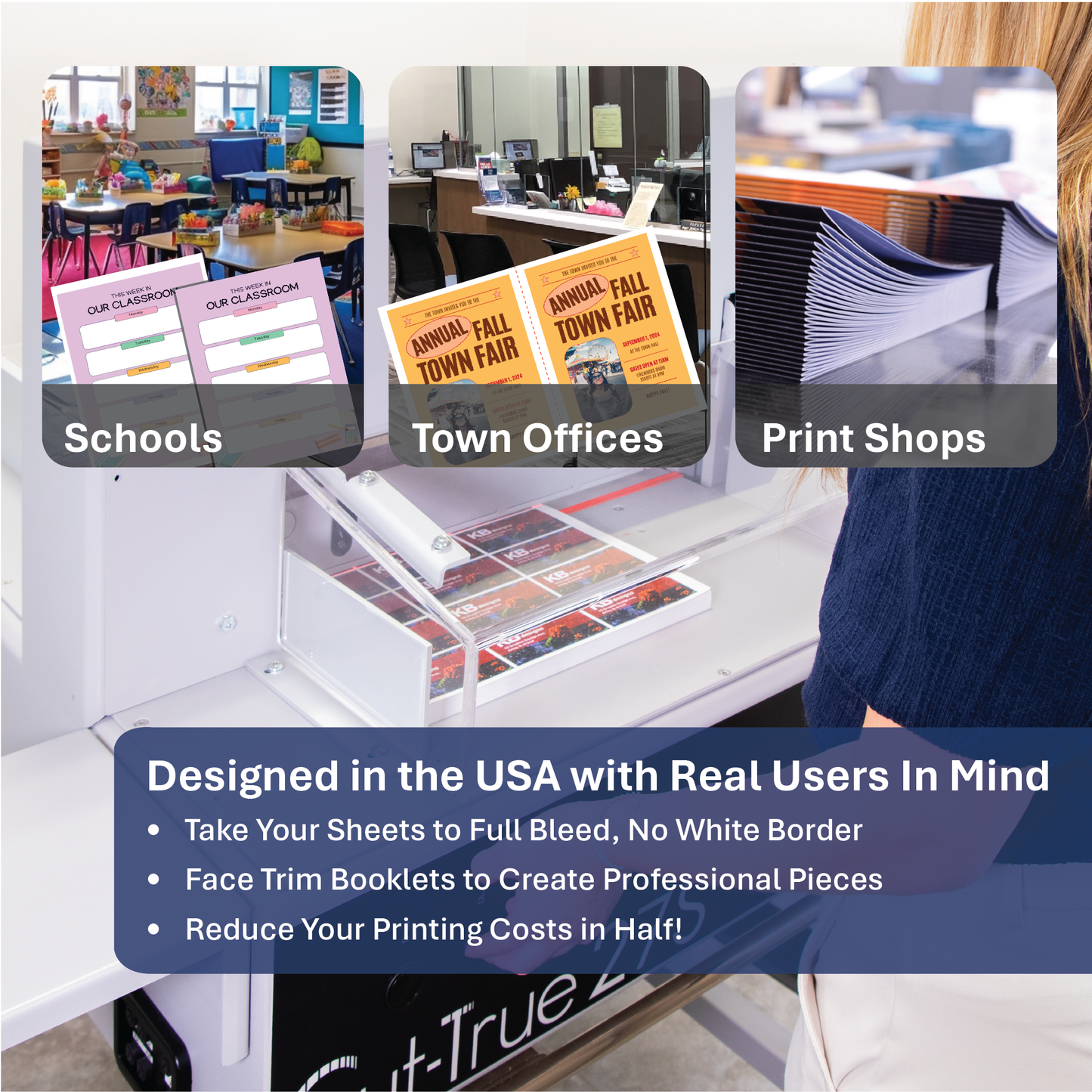 Formax Semi-Automatic Guillotine Cutter Cut-True 27S