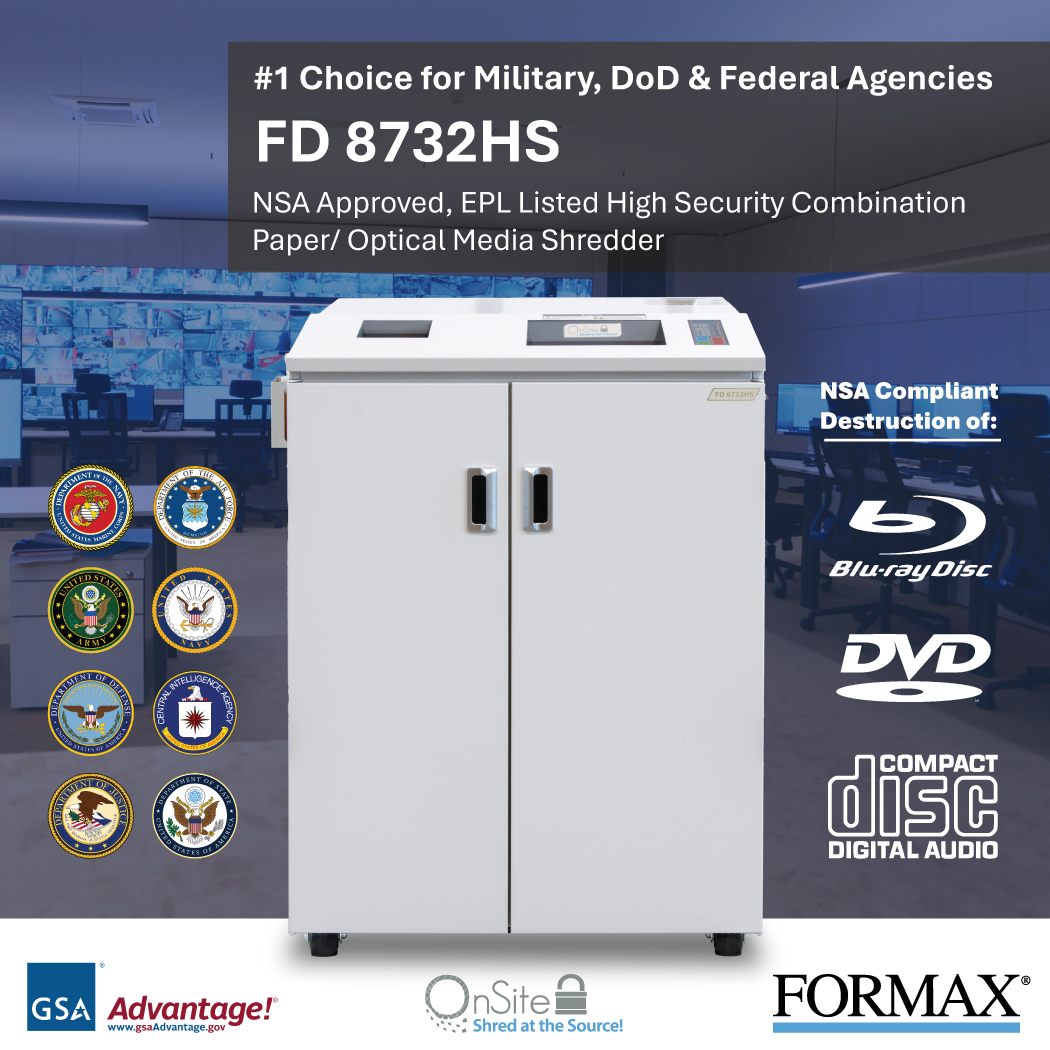 FORMAX FD 8732HS High Security Shredder