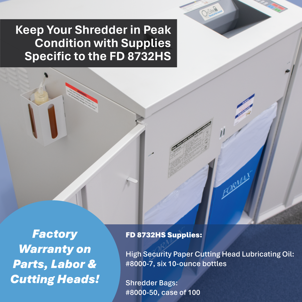FORMAX FD 8732HS High Security Shredder