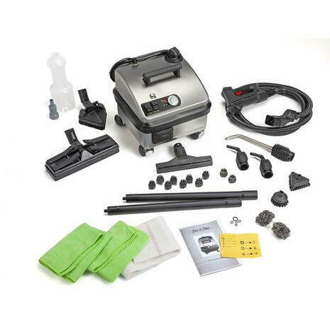 Vapor Clean Pro6 Duo - 327° Continuous Refill - 87 Psi ( 6 bar ) Stainless Steel - Made in Italy Pro6 Duo